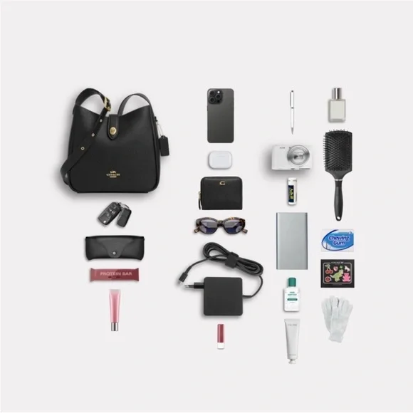 COACH Hadley Convertible Crossbody Bag w/ Gold Accent - Picture 9 of 12